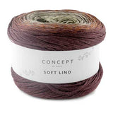 Katia Concept Soft Lino Shawl or Scarf Kit