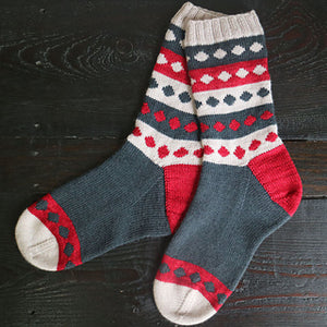 Dotty Socks by Debra Kinsey Knits