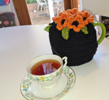 Flower Power Crochet Tea Cosy