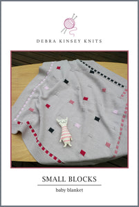 Small Blocks Baby Blanket by Debra Kinsey Knits